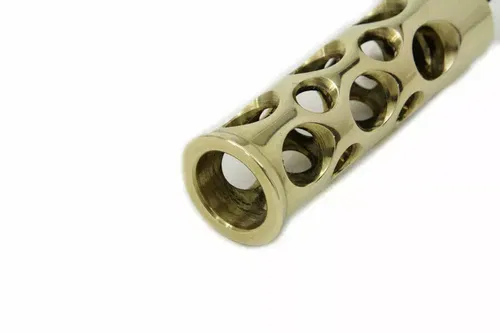 Brass Swiss Cheese Shifter Peg for Harley Davidson by V-Twin