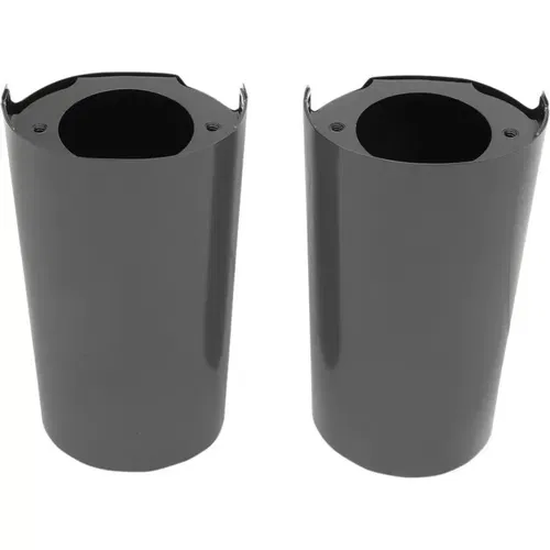 Drag Specialties Black Fork Slider Covers for Harley Touring FL 2014-2016