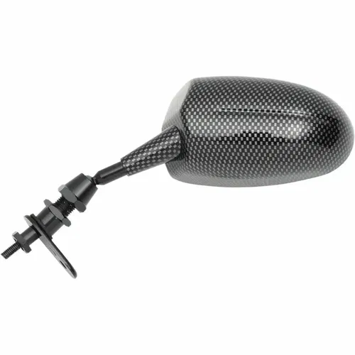 Parts Unlimited Universal Mirror Carbon Fiber Left 0640-0345