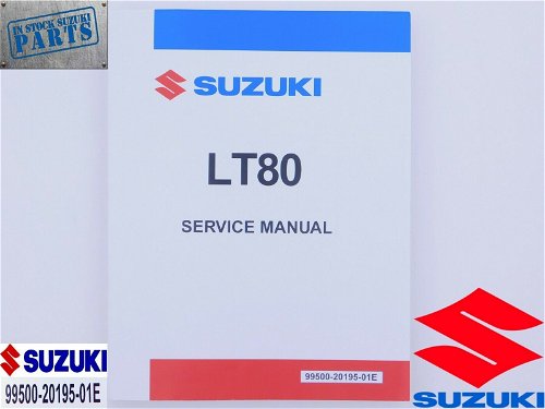 1987-2006 Suzuki LT80 Quadsport Service Repair Shop Manual 99500-20195-01E