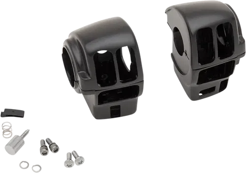 DRAG SPECIALTIES Handlebar Switch Housing Kit - Matte Black H07-0785MB