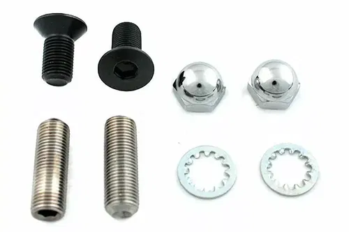 Spring Fork Tee Handlebars Mount Kit for Harley Davidson by V-Twin