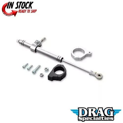 Drag Specialties 0414-0527 Steering Damper Kit for 06-17 Dyna