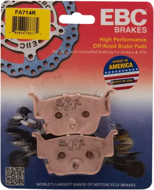 EBC Long-Life Sintered "R" Brake Pads FA714R