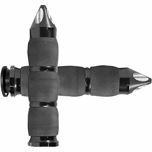 Avon Grips Black Spike Air Cushioned Grips | IN-TO-AIR-90A-S 0630-2570