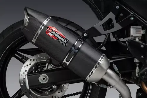 YOSHIMURA SLIP-ON EXHAUST MUFFLER SS/CF SUZUK 2017-2024 SV650 11670BM222