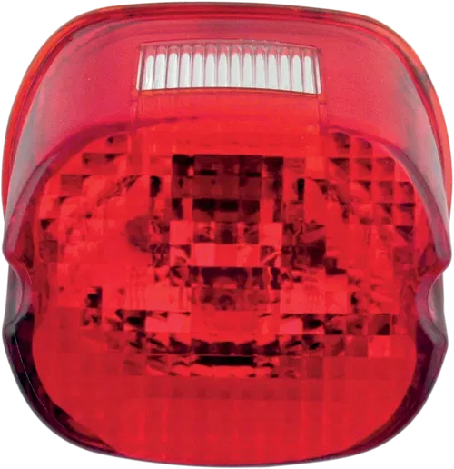 DRAG SPECIALTIES Laydown Taillight Lens - Red Fits 12-0402C !