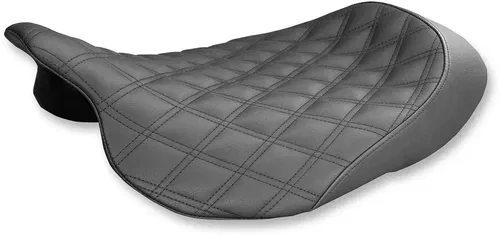 SADDLEMEN Fits Renegade Solo Seat - Black - Lattice Stitched - FL '08-'24