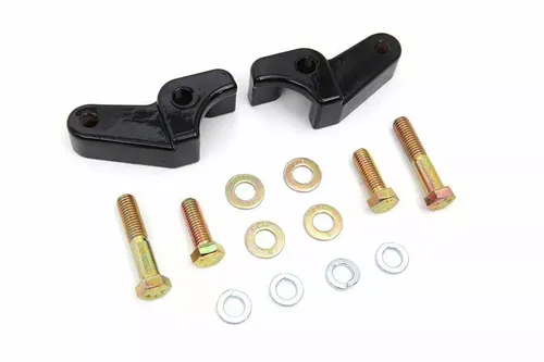 Rear Shock Lowering Kit Black for Harley Davidson by V-Twin
