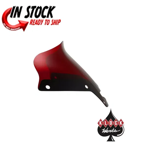 KLOCK WERKES FLARE WINDSHIELD DARK RED 6" 2022-24 SOFTAIL LOW RIDER ST FXLRST