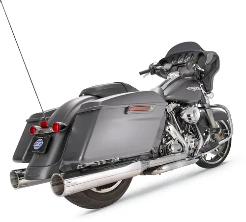 S&amp;S CYCLE Fits 4-1/2" MK45 Performance Mufflers - Chrome Tracer 550-0669