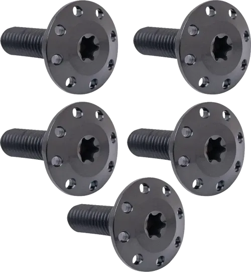 ARLEN NESS Bolt Kit - Holeshot/Front/Floating/Brake Rotor - Spoke Mount - Black