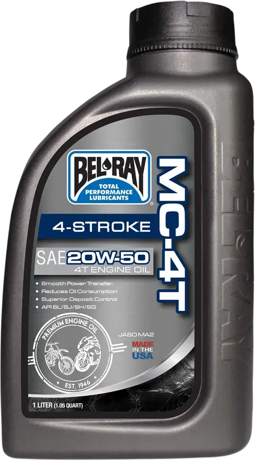 BEL-RAY MC-4T Mineral Oil - 20W-50 - 1L 99405-BT1LA