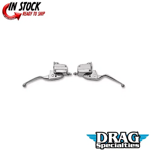 Drag Specialties Chrome Handlebar Control Kit for 14-16 Touring Hydraulic Clutch