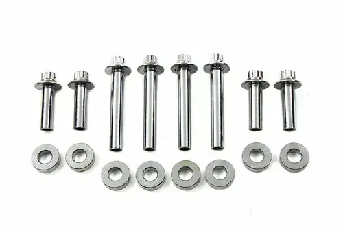 Head Bolt Set Chrome for Harley Davidson by V-Twin