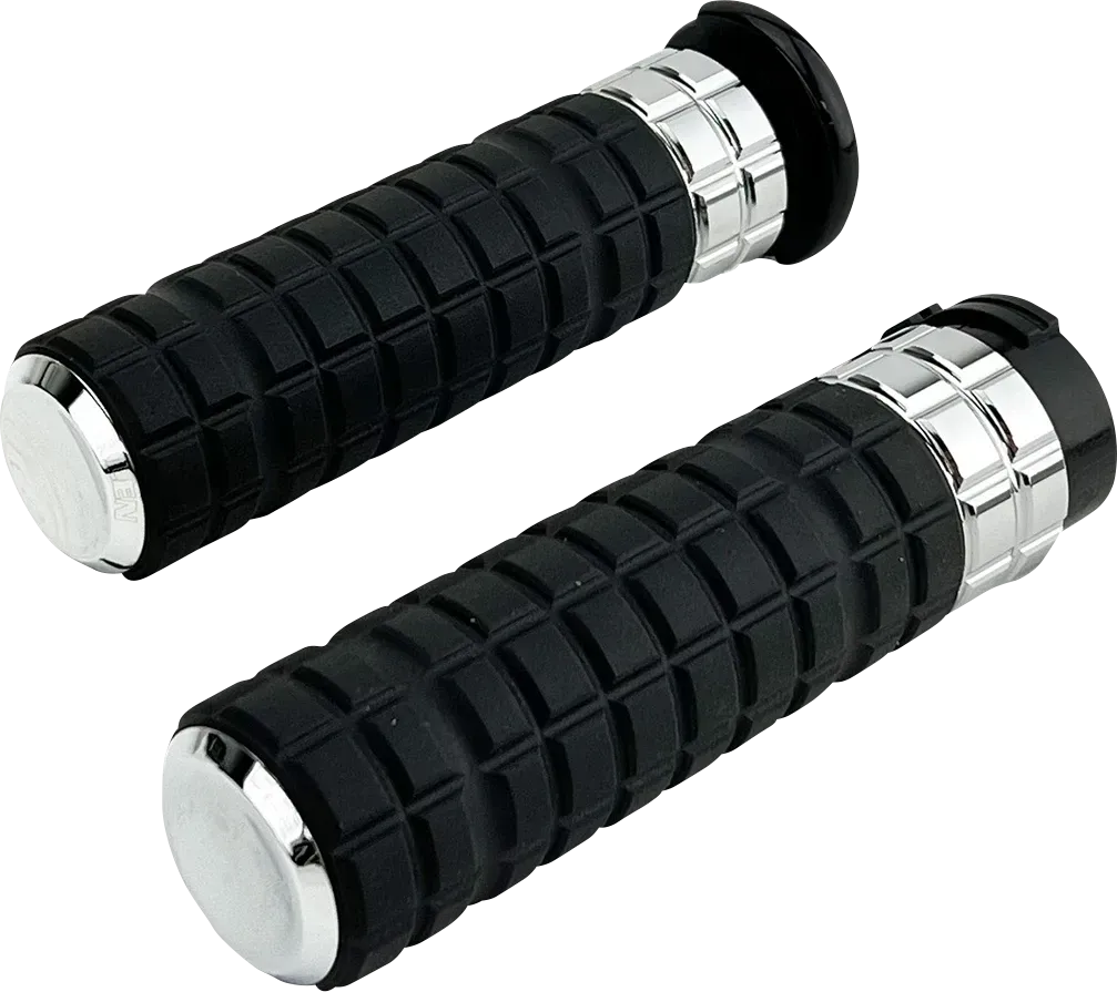 ARLEN NESS SpeedLiner Grips - Cable - Chrome Fits 500-001