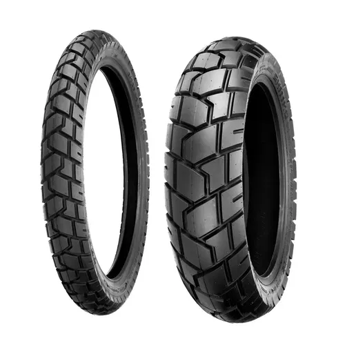 SHINKO 705 MOTORCYCLE DUAL SPORT TIRE SET  90/90-21 120/90-17 FRONT / REAR