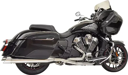 Bassani Chrome True Dual Exhaust System 20-21 Indian Challenger Dark Horse