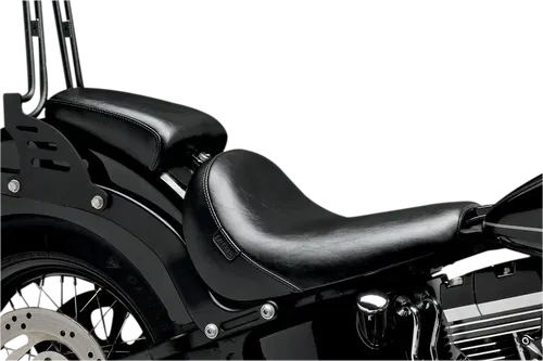LE PERA Bare Bones Pillion Pad - Smooth - Black - Fits FXS/FLS '11-'17 LKS-007P