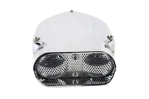 Chrome V-Charger Air Cleaner for Harley Davidson by V-Twin For Bendix Keihin
