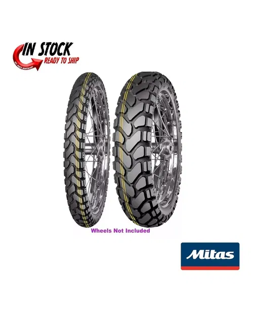New Mitas ENDURO TRAIL+ (E-07+) DAKAR 90/90B21 & 140/80B18 Adventure Tires