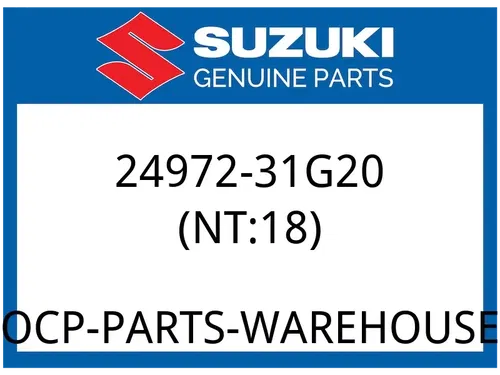Suzuki OEM Part 24972-31G20 GEAR, SEC DRIVEN OUTPUT SHAFT
