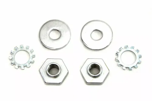 Spotlamp Fork Bracket Bolt and Nut Kit for Harley Davidson by V-Twin