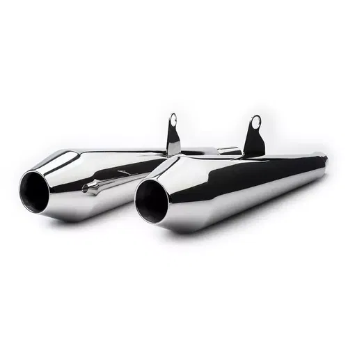 British Customs Polished Predator Pro Mufflers BC902-104-P