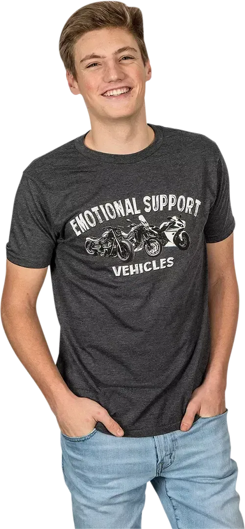 Tecmate Tecmate Emotional Support Vehicles T-Shirt TA-237CH 2XL