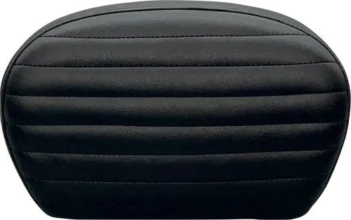 LE PERA Sissy Bar Pad - Fits Large - PLeated - DuLL BLack L-SBP01PT-DULL