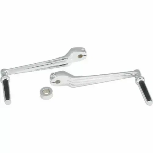 Performance Machine PM Heel Toe Shift Levers Harley FLH/T & FL Softail Chrome