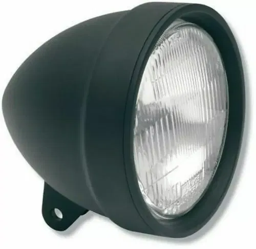 Black 5-3/4" Headlight for Harley Sportster Dyna Softail Custom Chopper