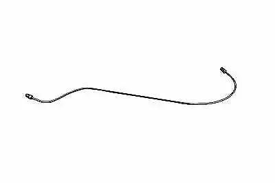 Steel Rear Brake Line Chrome for Harley Davidson by V-Twin 1970-78 FLH