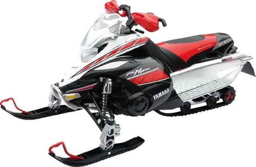 NEW RAY TOYS Fits Yamaha FX Snowmobile - 1:12 Scale - Black/Red/Silver 42893A