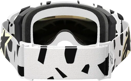 ALPINESTARS GOGGLES Supertech Goggle - Corp - White - ABS Fits Vision - Gold
