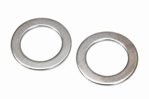 Fork Tube Plug Chrome Washer for Harley Davidson by V-Twin  9964-2