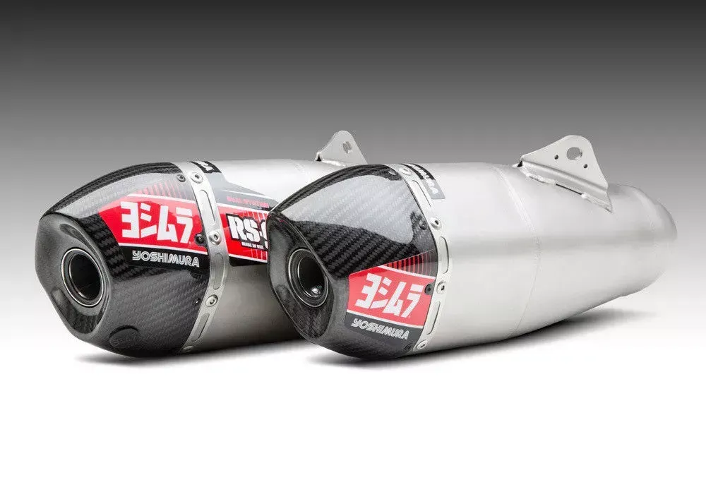 YOSHIMURA Signature RS-9T DUAL FULL EXHAUST SS-SS-CF HONDA CRF450 R RX 2017-2020