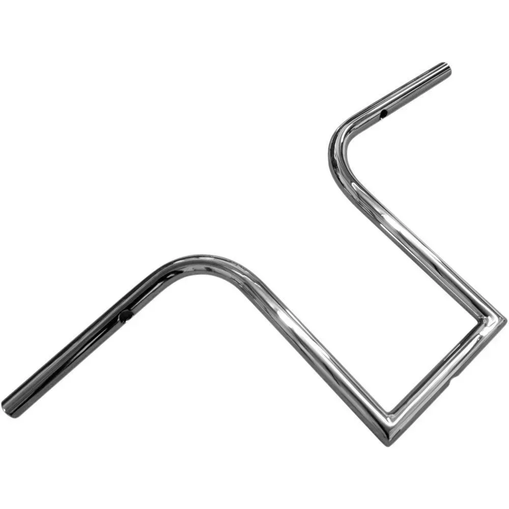 LA Choppers Chrome 1" 12" Bourbon Ape Hanger Handlebars Harley Motorcycle Bobber