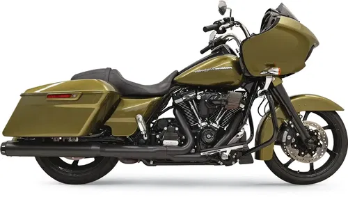 BASSANI XHAUST 4" Quick Change Series Slip-On Mufflers - Black 1F742B