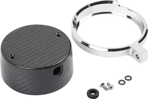 THRASHIN SUPPLY CO. Gauge Relocation Kit - Chrome Fits TSC-2710-3