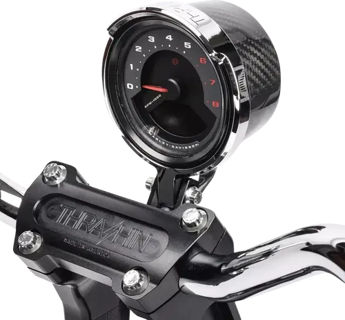 THRASHIN SUPPLY CO. Gauge Relocation Kit - Chrome Fits TSC-2710-3