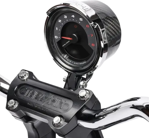THRASHIN SUPPLY CO. Gauge Relocation Kit - Chrome Fits TSC-2710-3