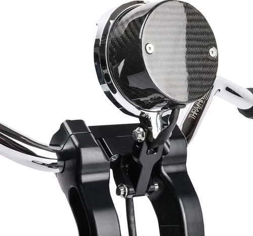 THRASHIN SUPPLY CO. Gauge Relocation Kit - Chrome Fits TSC-2710-3