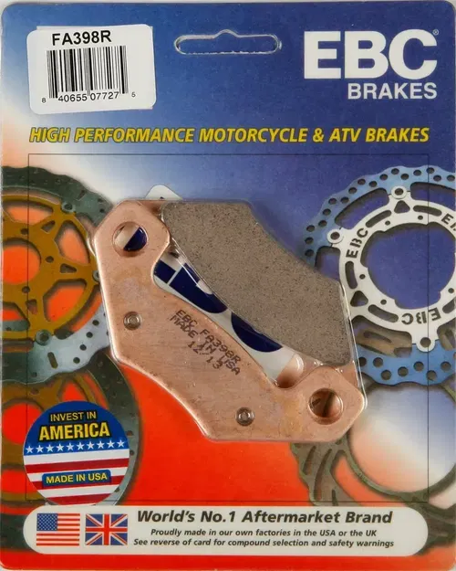 EBC R Series Long Life Sintered Brake Pads FA398R