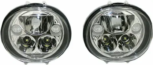 Custom Dynamics Truebeam LED Headlamp Kits For 4-13 FLTR Black 2001-1261