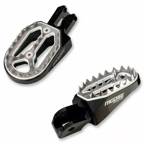 Moose Racing Qualifier Footpegs for Dirt Bikes KTM Husqbarna Beta Sherco