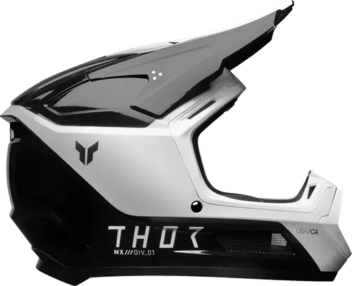 THOR Youth Fleet Helmet - Fits Storm - Black/White - Large 0111-1688
