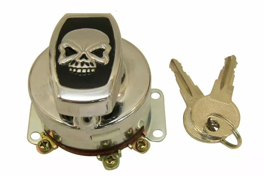 Fat Bob Ignition Switch with 6 Terminals for Harley Davidson by V-Twin