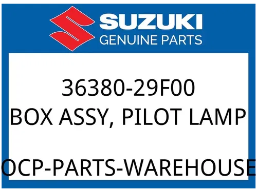 Suzuki OEM Part 36380-29F00 BOX ASSY PILOT LAMP
