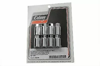 Hi-Torque Big Bore Cylinder Base Nut Chrome for Harley Davidson by V-Twin